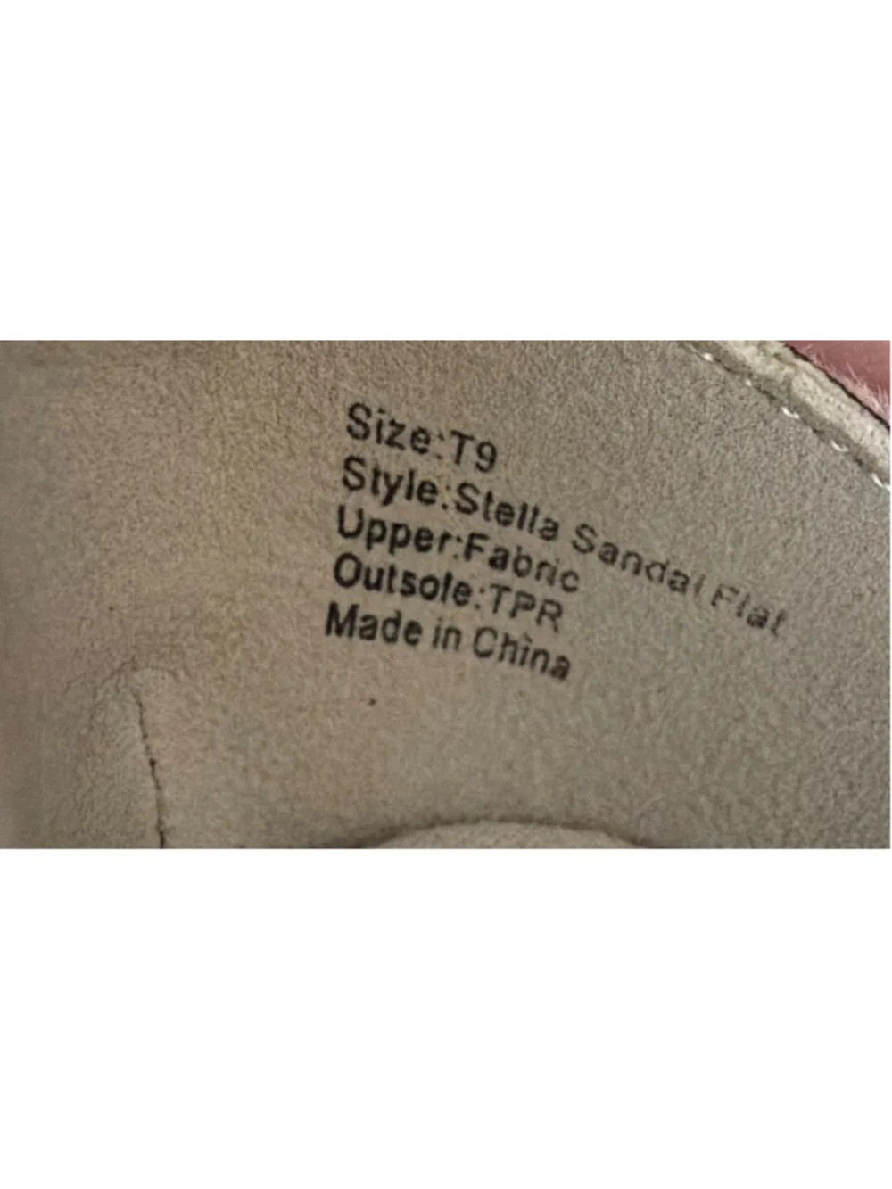 JOYFOLIE Pink Brown Stella Sandal Flat Size 9 (Toddler Girl)